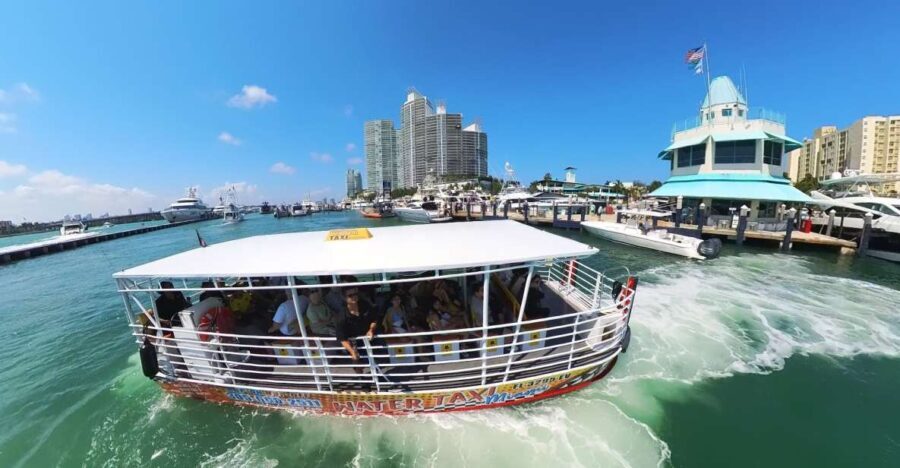 Miami-Beach & Miami Skyline Hop-On & Hop Off Boat Cruise - Detailed Breakdown of the Itinerary