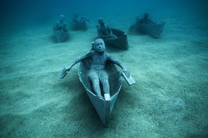 Museo Atlantico for certified divers - The Itinerary in Detail