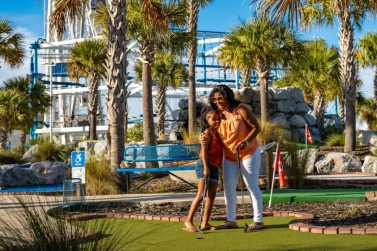 Panama City Beach: SkyWheel Miniature Golf Pass - The View and the Optional SkyWheel Ride