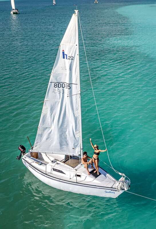 Private sailboat tour across the Bacalar seven colors lagoon - Discovering Bacalar’s Seven Colors Lagoon by Sailboat