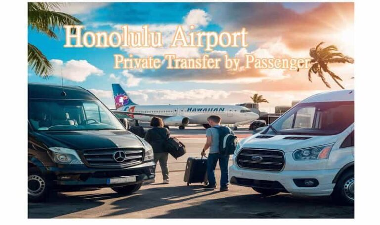 Private Transfer waikiki to HNL airport * 1-12 passenger* - How the Service Works: From Booking to Arrival