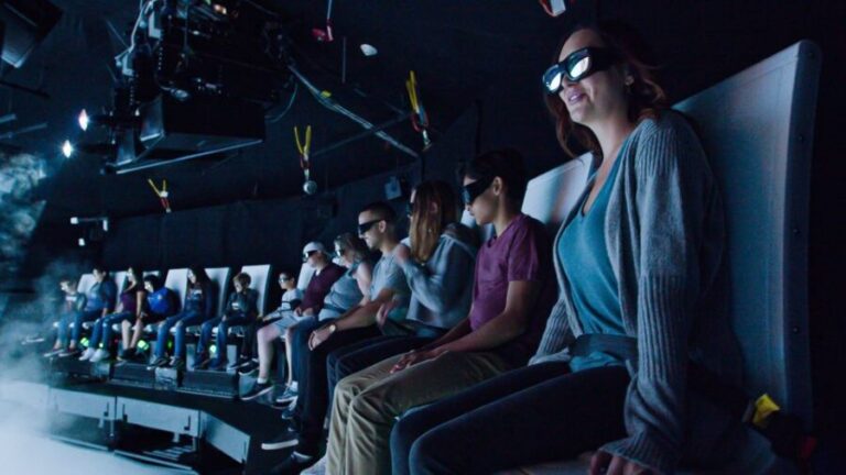San Francisco: Flyer Theater, 7D Ride & Laser Maze Combo - The Practicalities: How It Works