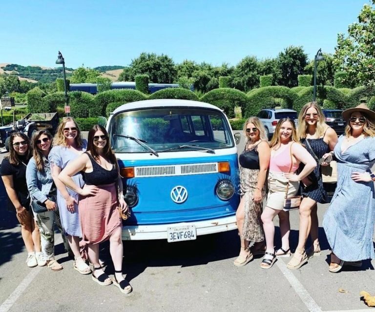 San Fransisco: Vintage VW Bus Wine Country Tour Small Group - Winery Stops and Tastings