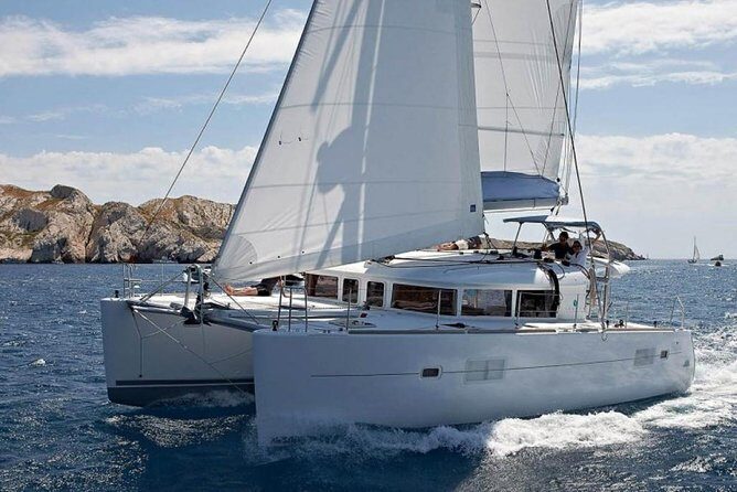 Santorini Luxury Private Cruise with Hotel & Cruise Port Pickup - White Beach and Indian Rock