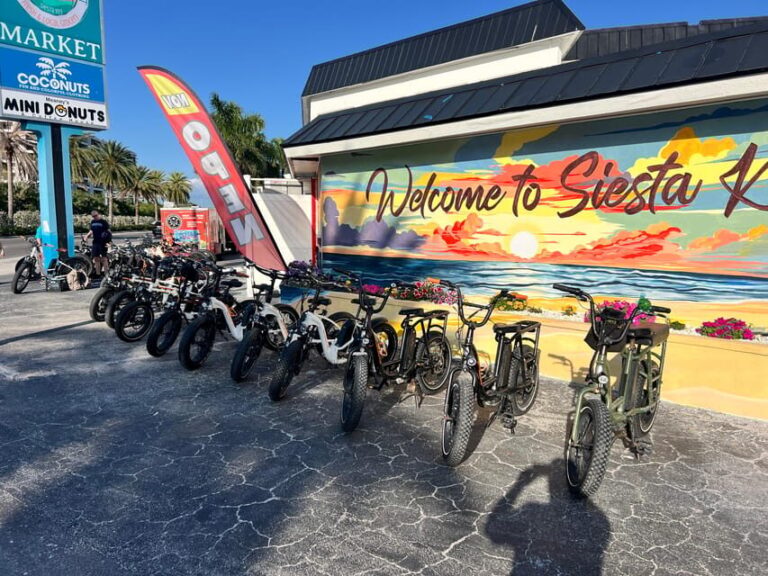 Sarasota: Siesta Key Electric Bike Sunset Tour - Authentic Experiences and What Makes This Tour Stand Out