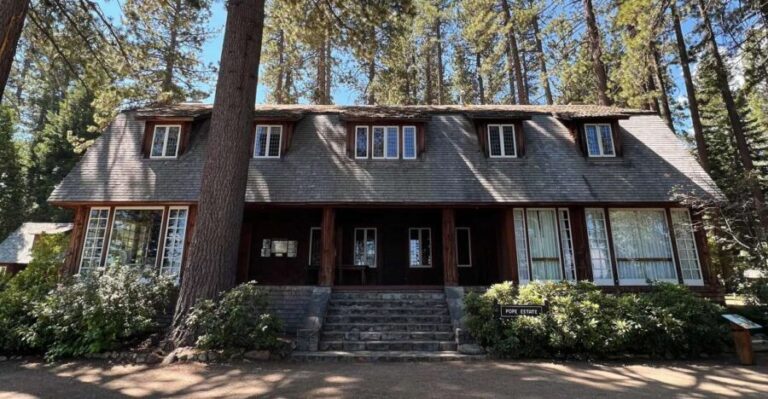 South Lake Tahoe: Tallac Historic Site Pope House Tour - What to Expect on the Tour