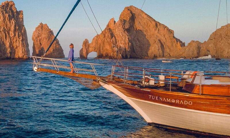 Sunset on a sailboat + Dinner with views of the Cabo Arch - The Journey: What to Expect on This Sunset Cruise