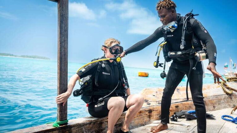 Zanzibar 2 Days PADI Scuba Diver Course (+ 2 OW Dives) Tour - Day 2: Open Water Dives in the Indian Ocean