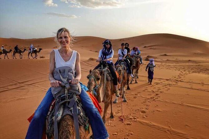 2Days Share Tour From Fes To Marrakech Or Fes Via Sahara & camel - Transportation and Group Size