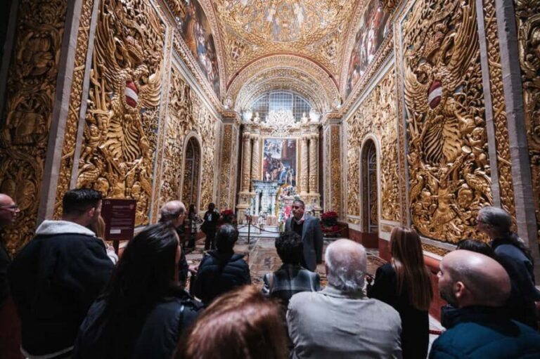 After-hours Tour of St John's Co-Cathedral with Performance - The Guided Tour: Discovering Hidden Treasures