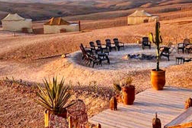 AGAFAY DESERT: Dinner, Camel Ride, Berber Camp , Sunset - Transportation and Group Size