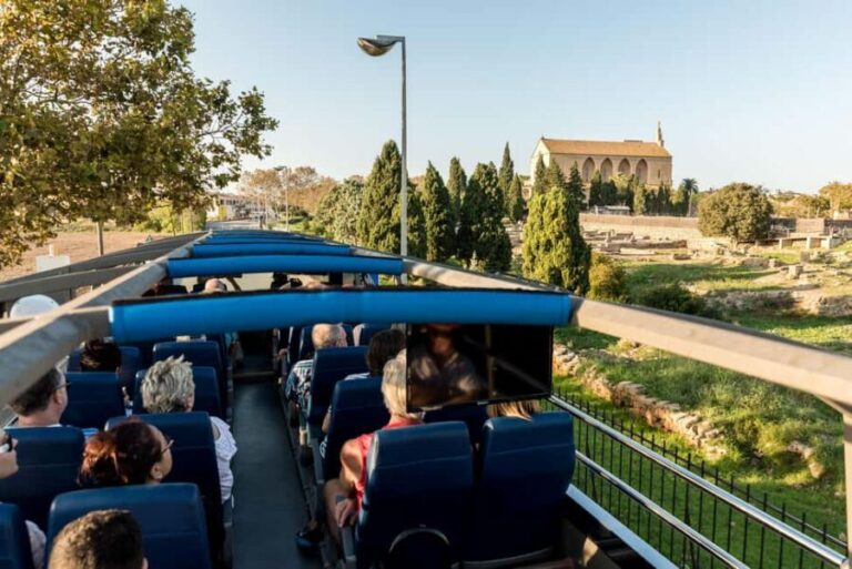 Alcudia: ALCUDIA City TOUR Open Top Bus, open-top bus tour - The Route in Detail
