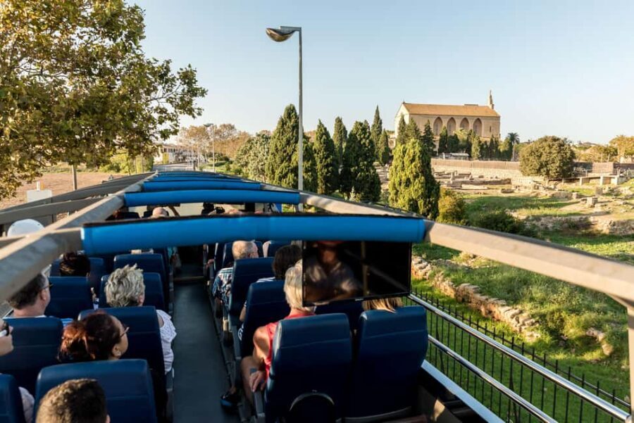 Alcudia: ALCUDIA City TOUR Open Top Bus, open-top bus tour - The Route in Detail