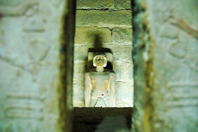 All Saqqara treasures (Pyramids and Tombs) and the underground Serapeum - Transportation and Timing
