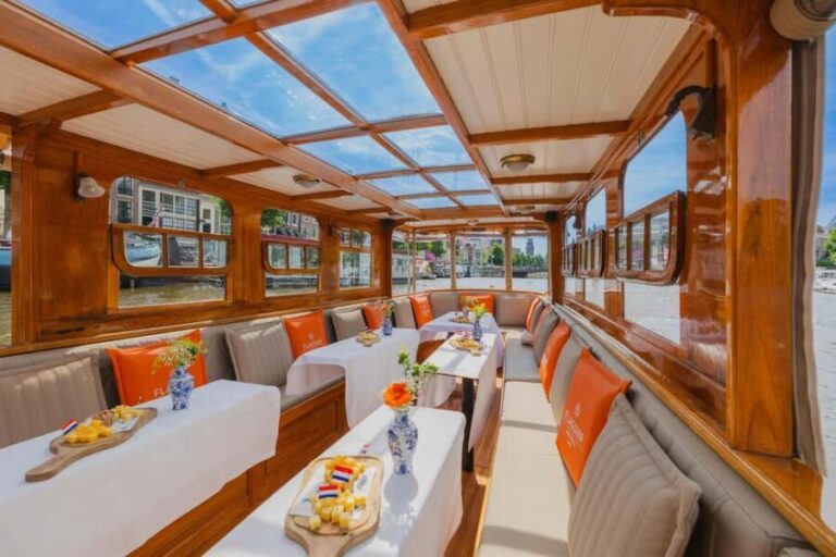 Amsterdam: Classic Boat Cruise with Optional Cheese & Wine - The Itinerary: What to Expect on Your Canal Cruise