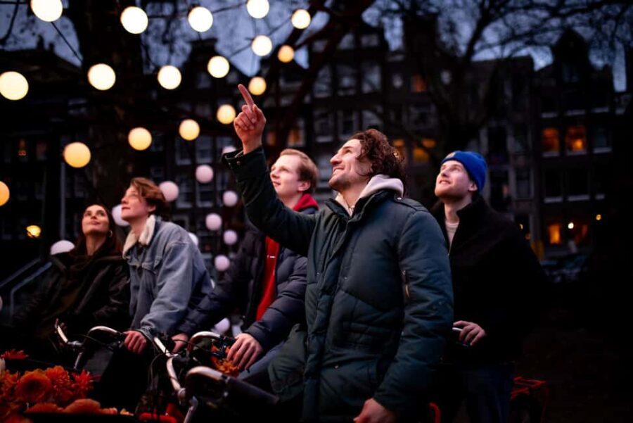 Amsterdam: Light Festival Bike Tour with Guide - Detailed Breakdown of the Experience