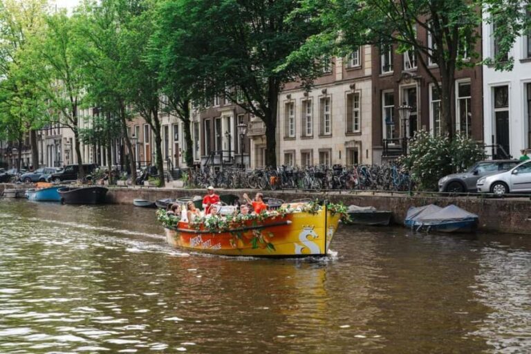 Amsterdam: New & Original Aperol & Limoncello Spritz Cruise - Sights Along the Canal Route