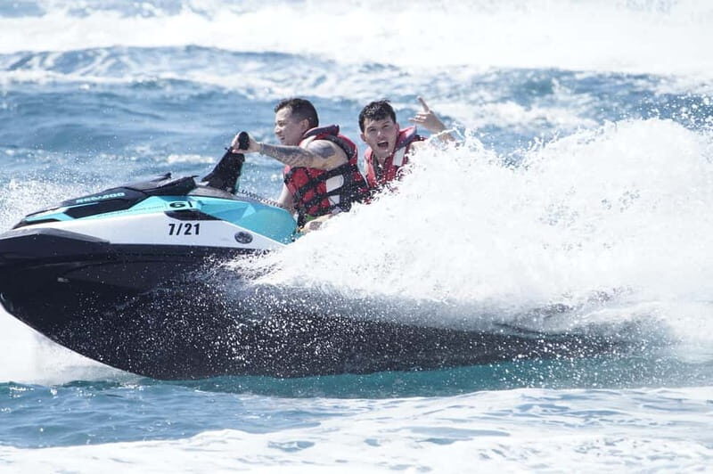 Barcelona: Jetski No Licence Tour Hotel W - Photo included - The Route and Landmarks Youll See