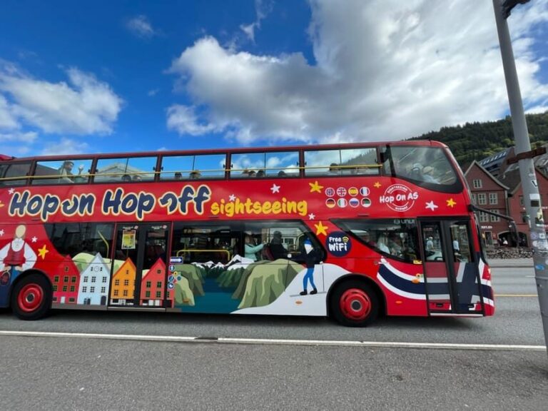 Bergen: 24-Hour Hop-On, Hop-Off Bus Ticket GrayLine - The Route and Main Stops: What You Can Expect