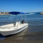 Boat rental without a license in Malaga city for 1-6 people. - Key Points