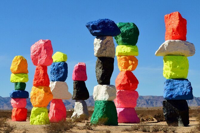 California Desert, Seven Magic Mountains and Las Vegas Sign - Transportation, Timing, and Group Experience