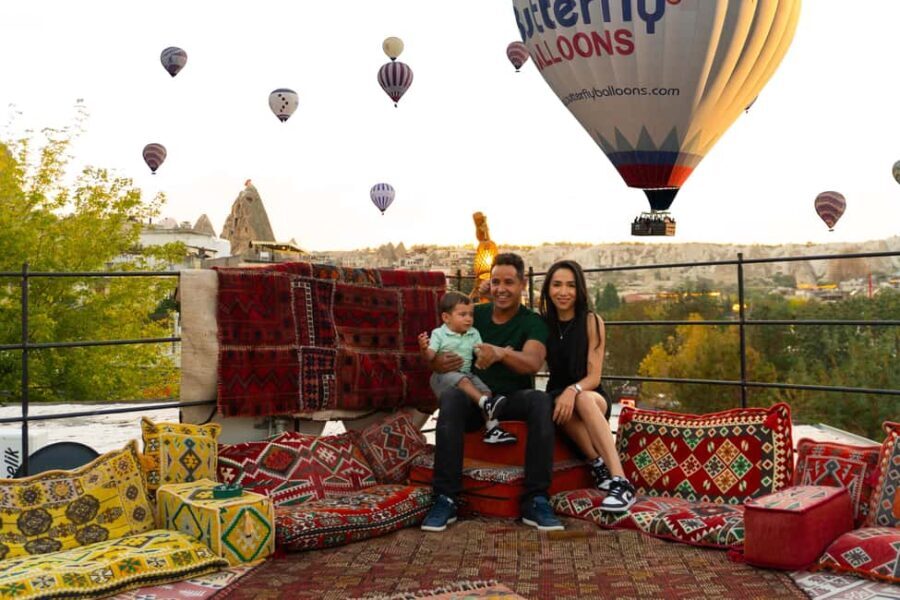 Cappadocia: Rooftop Photoshot with Hot Air Ballons - The Sum Up