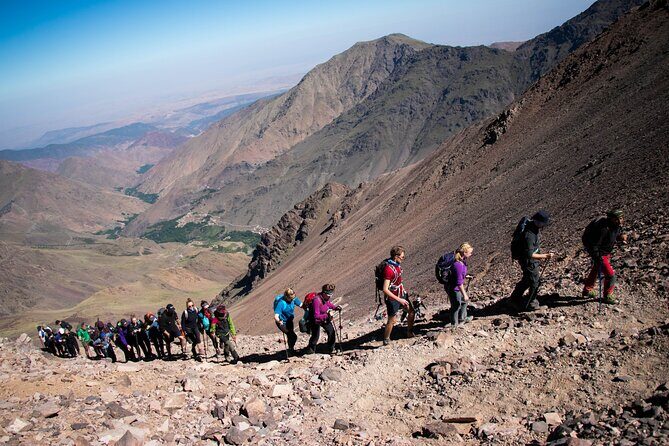 Climb Mount Toubkal - trekking - 3 days - Day 2: Summit Day – Reaching for the Top