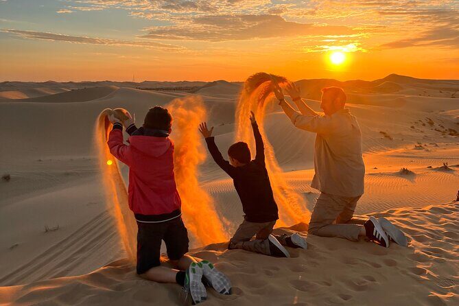 Desert Safari Abu Dhabi w/ Sand Boarding, Camel Ride & BBQ Dinner - Convenient Pickup and Tour Timing