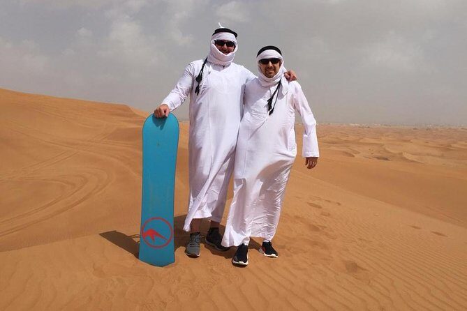 Desert Safari - Morning at Red Dunes, Sandboarding, Desert Photos - Atmosphere and Group Dynamics