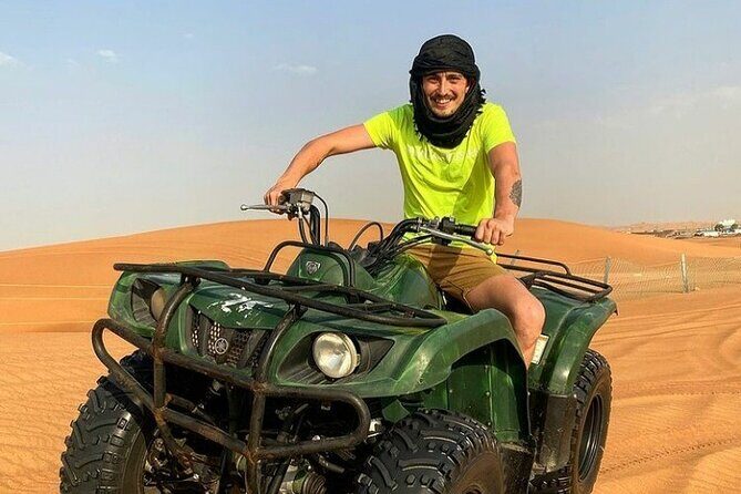 Desert Safari, Quad Biking, Sand Surfing and BBQ Dinner In Dubai - Transportation & Timing