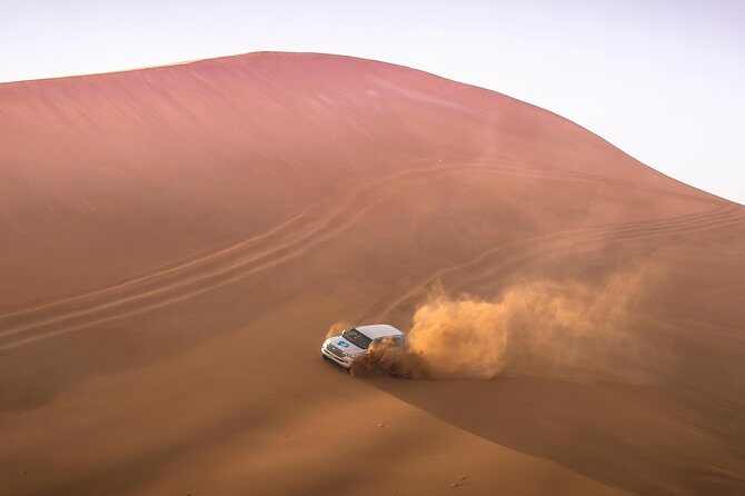 Doha: Sunset Desert Safari, Camels, Sandboarding & Inland Sea - Exploring the Inland Sea: Khor Al Adaid