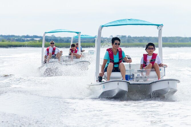 Drive your Own 2 Seat Fun Go Cat Boat on Marco Island - What the Tour Includes and How It Works