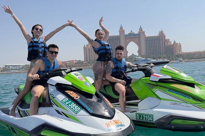 Dubai 1h Jet Ski, Burj Al Arab, Atlantis, Ice Cream, Photo, Video - What the Tour Looks Like: An Hour of Water, Landmarks, and Speed