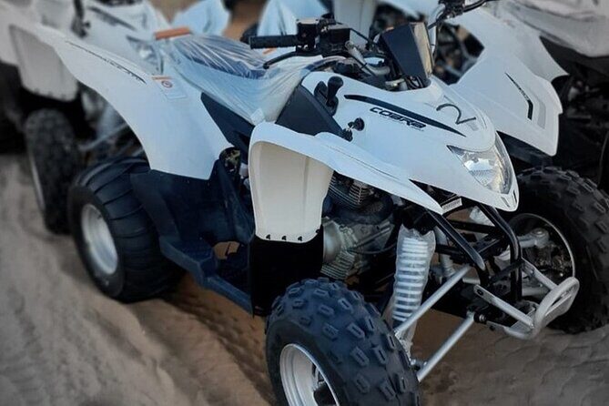 Dubai Desert Safari with Quad Bike, Camel Ride, Dinner and Shows - The Dune Bashing: Heart-Pumping Fun