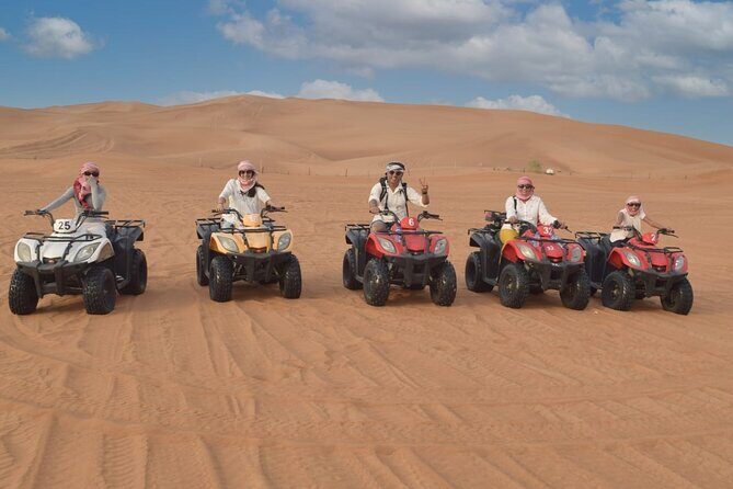 Dubai Morning Desert Safari Sand Boarding & Camel Ride ( jeep) - The Experience with Falcon Tourism