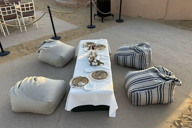 Dubai Premium Desert Safari with Dinner & Shows (Private Car) - Sandboarding & Photo Stops