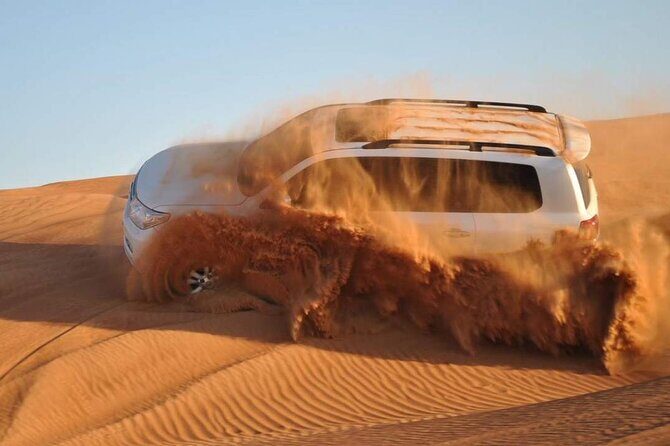 Dubai4x4 Evening Desert Safari,Camel Ride,4 Live Shows,BBQ Dinner - The Itinerary in Detail