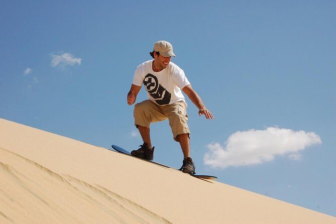 Dune Dinner Safari Abu Dhabi - Camel Riding and Sandboarding