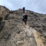 Elda: El Bolón via ferrata with zip line and abseiling - The Guided Experience