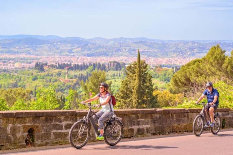 Fiesole E-Bike Tour with Olive Oil Tasting or Pool & Chill - What You Can Expect on the Ride