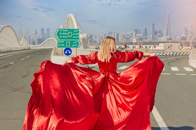 Flying Dress Photoshoot in Dubai - Meeting Points and Logistics