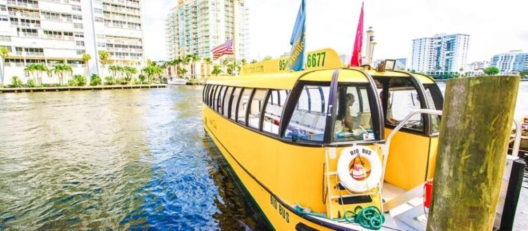 Fort Lauderdale: Water Taxi All-Day Pass - Detailed Breakdown of Stops and What to Expect