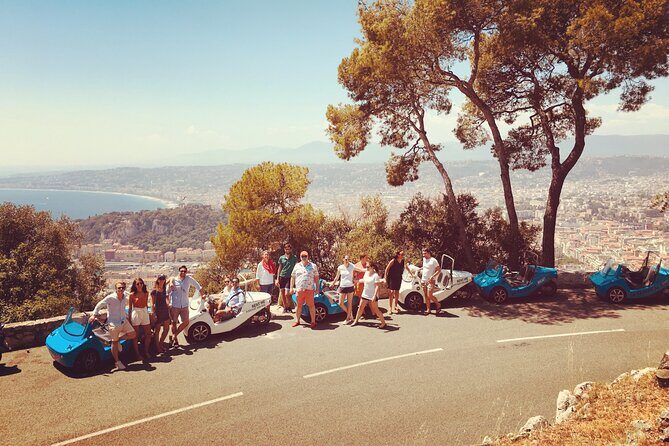 French Riviera Cities & Sightseeing Scoot Coupe Tour from Nice - The Itinerary: From Fort Mont-Alban to Plage des Marinieres