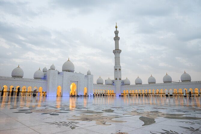 From Dubai: Sheikh Zayed Mosque and Ferrari World Entry Ticket - Visiting Sheikh Zayed Grand Mosque – Architectural Wonder and Cultural Insight