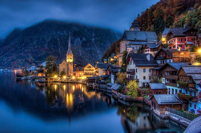 From Vienna: Day Tour to Hallstatt and Salzburg with Boat Ride - Transportation and Group Size