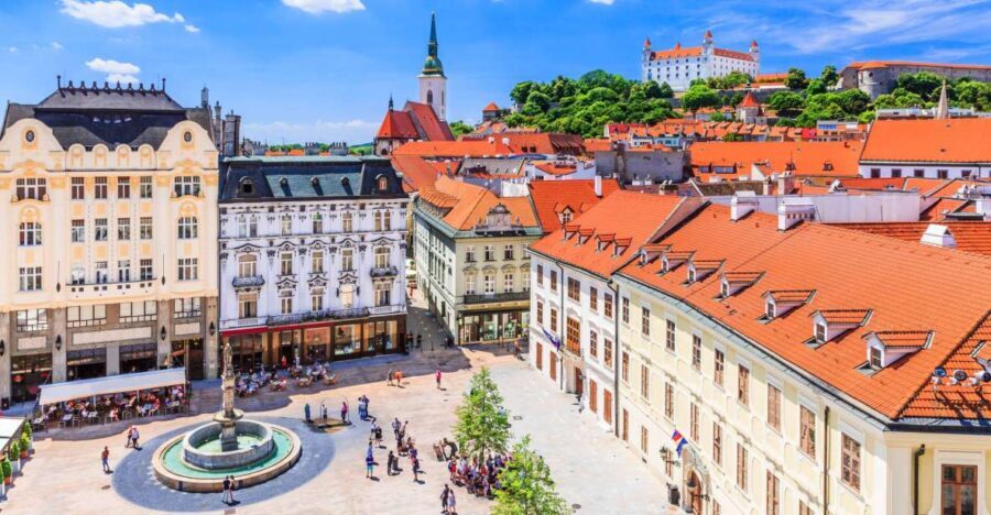 From Vienna: Roundtrip Bus to Bratislava with Walking Tour - Transportation and Group Size