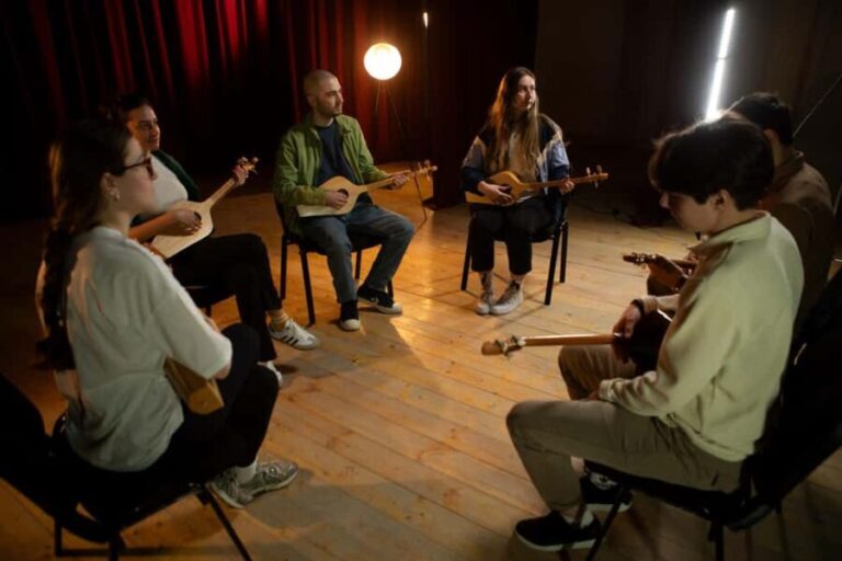 Georgian Folk Instrument and Music Workshop in Mukhrani - Hands-On Playing
