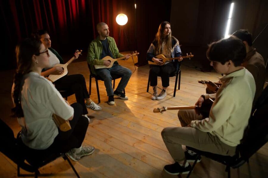 Georgian Folk Instrument and Music Workshop in Mukhrani - Hands-On Playing