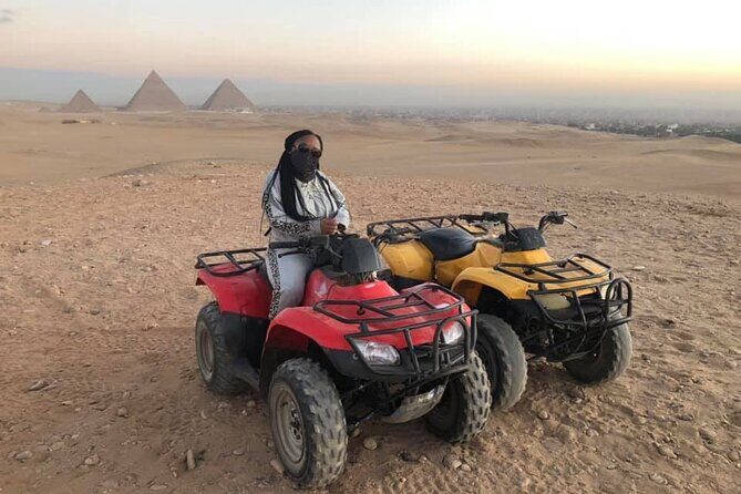 Giza pyramid, Sphinx, ATV,Lunch, Camel , Dinner cruise& shopping - What Makes This Tour Special?