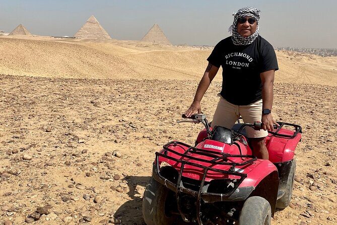 Giza Pyramids, Camel ride and Shopping with ATV Quad bike - The Great Sphinx